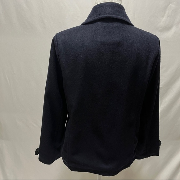 GAP Womens Double Breasted Pea Coat Navy Size Medium - Picture 2 of 14